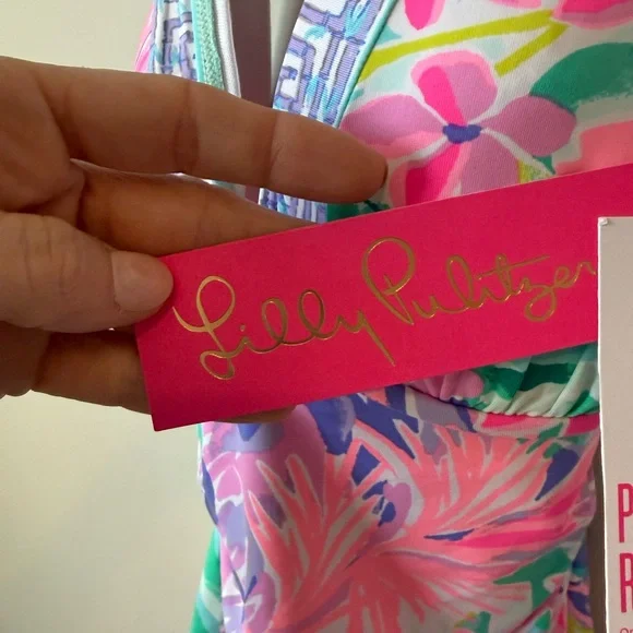 Lilly Pulitzer Bliss halter tank top size 4 nwt - Picture 4 of 7